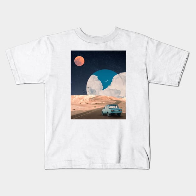 Break in the clouds Kids T-Shirt by Aaron the Humble